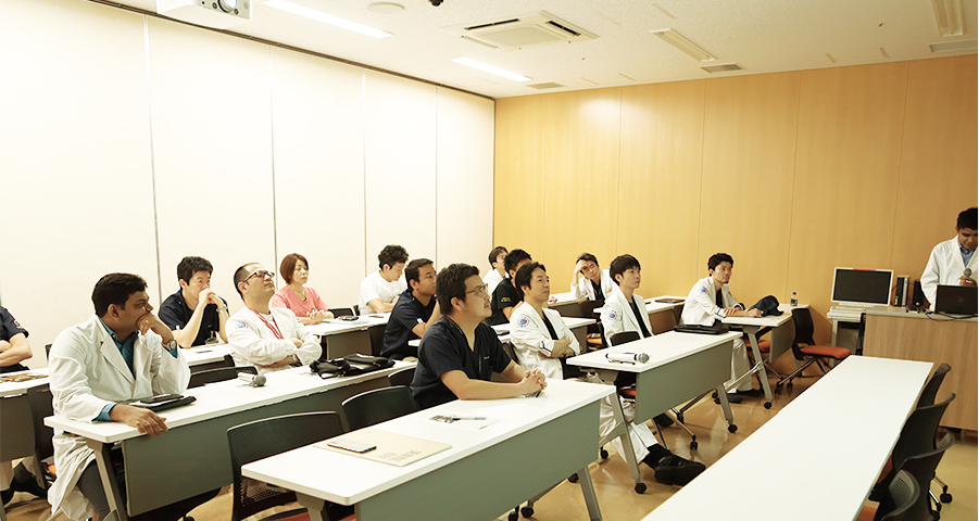 英語でのカンファレンスの様子